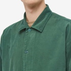 YMC Men's PJ Corduroy Overshirt in Green