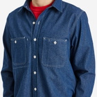 Randy's Garments Men's 3 Pocket Work Shirt in Double Washed Denim