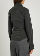 Bettter Cascade Cotton Poplin Shirt and tie set Grey
