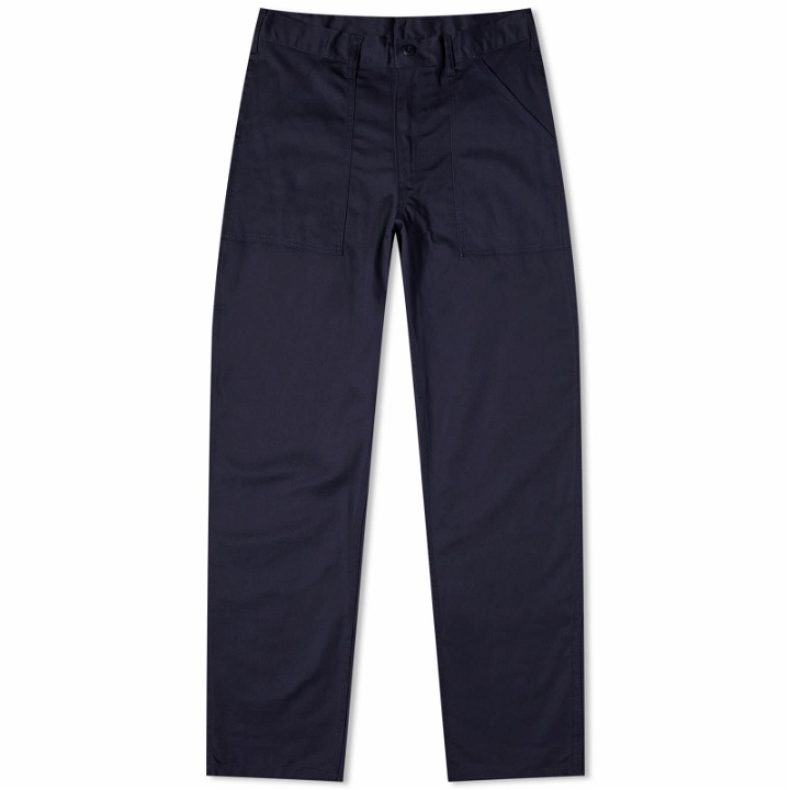 Photo: Stan Ray Men's Taper Fit 4 Pocket Fatigue Pants in Navy Twill