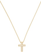 Dsquared2 Gold Crystal Cross Necklace