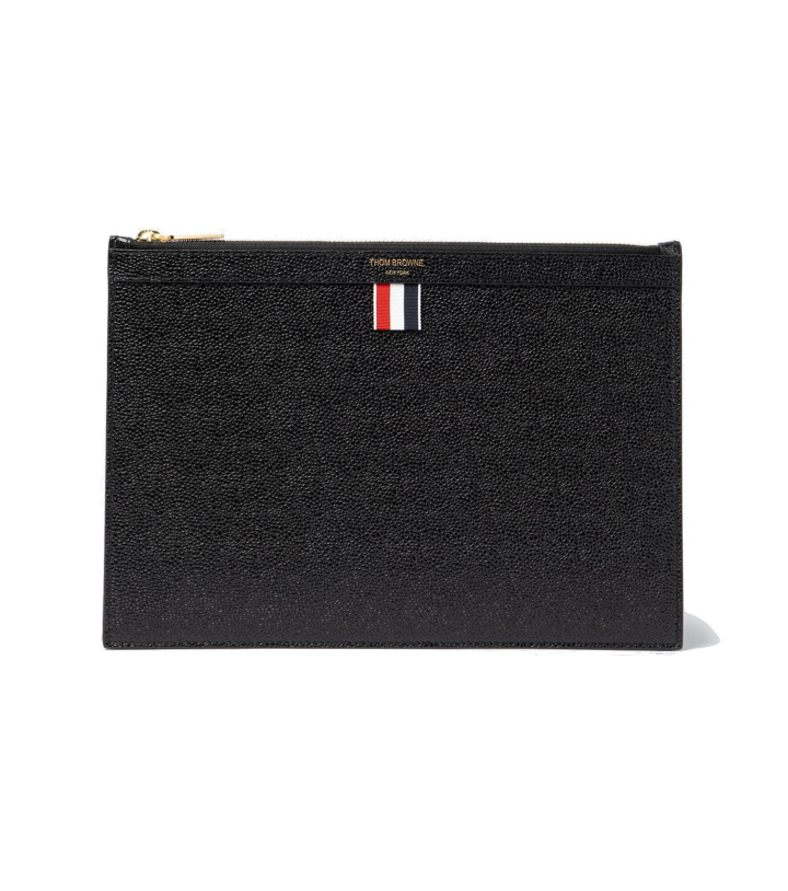 Photo: Thom Browne - Grained leather tablet holder
