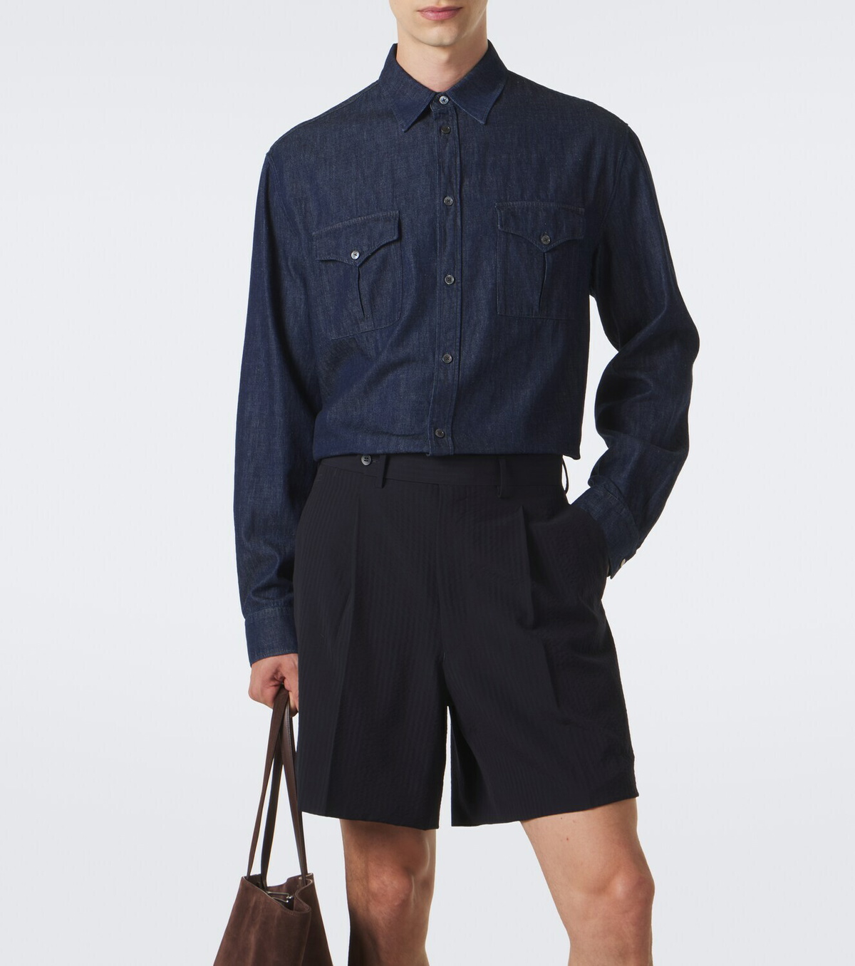 Jil Sander Cotton chambray shirt