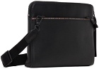 Paul Smith Black Leather Musette Bag