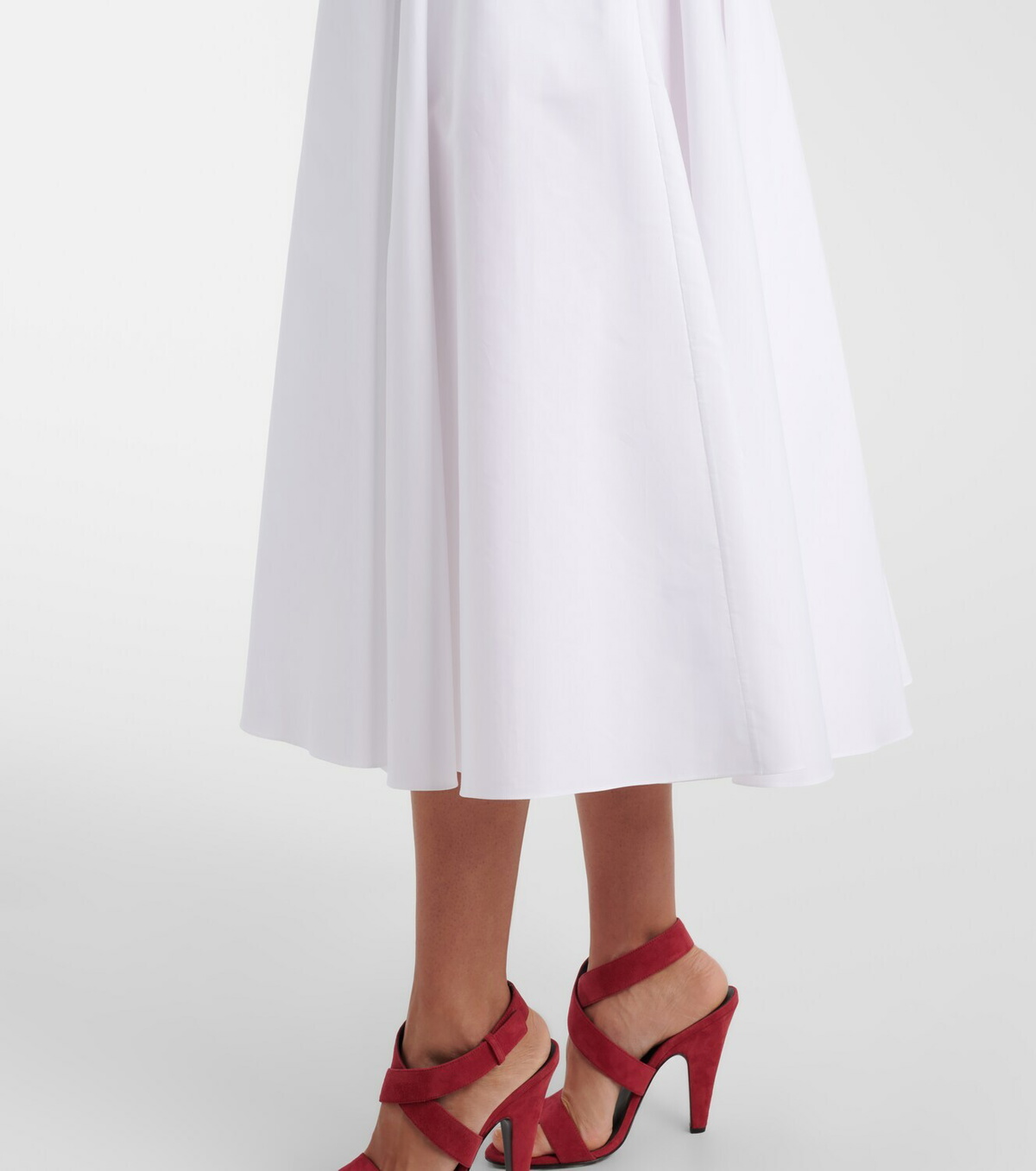 Alaïa Cotton poplin midi dress