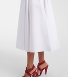 Alaïa Cotton poplin midi dress