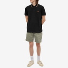 Fred Perry Authentic Men's Twin Tipped Polo Shirt in Black/Ecru/Nut