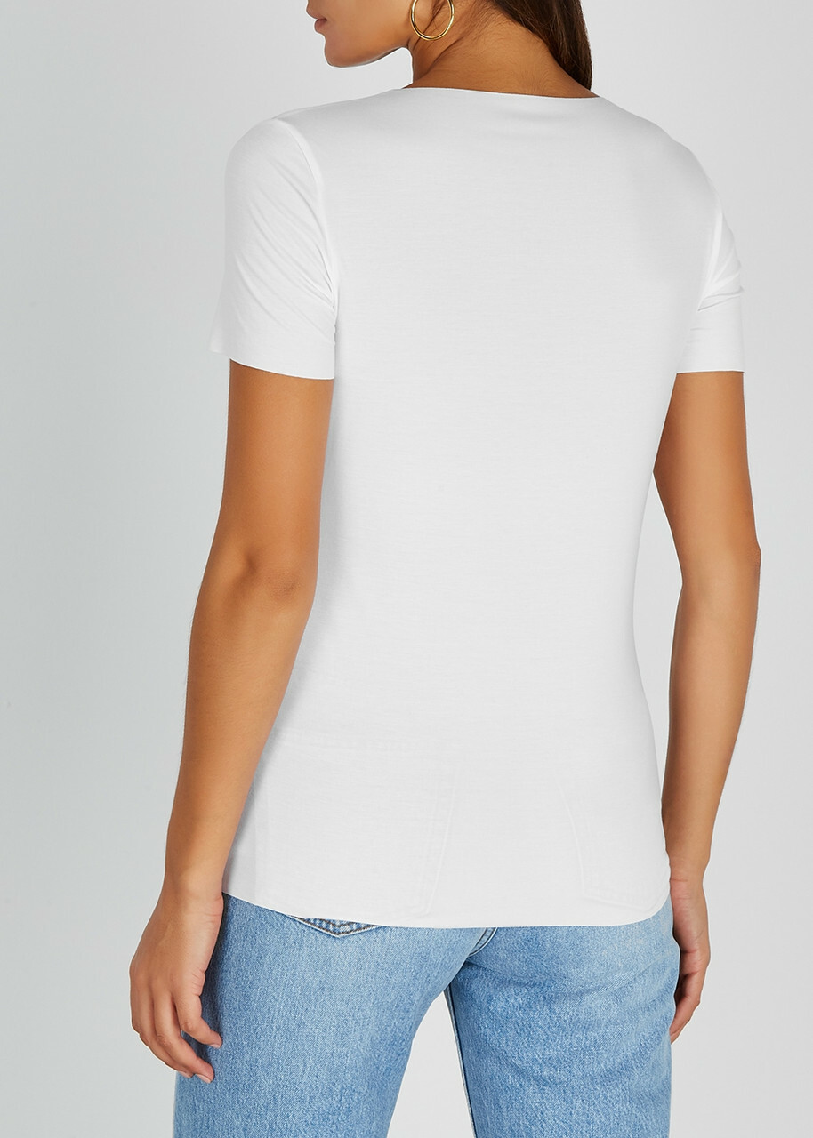 Wolford Aurora Pure Jersey T-shirt White