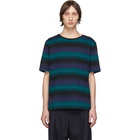 Missoni Purple and Black Striped T-Shirt