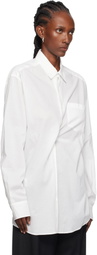 Ann Demeulemeester Off-White Mark High Comfort Pocket Shirt