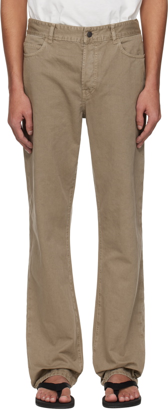 Photo: The Row Taupe Carlisle Jeans