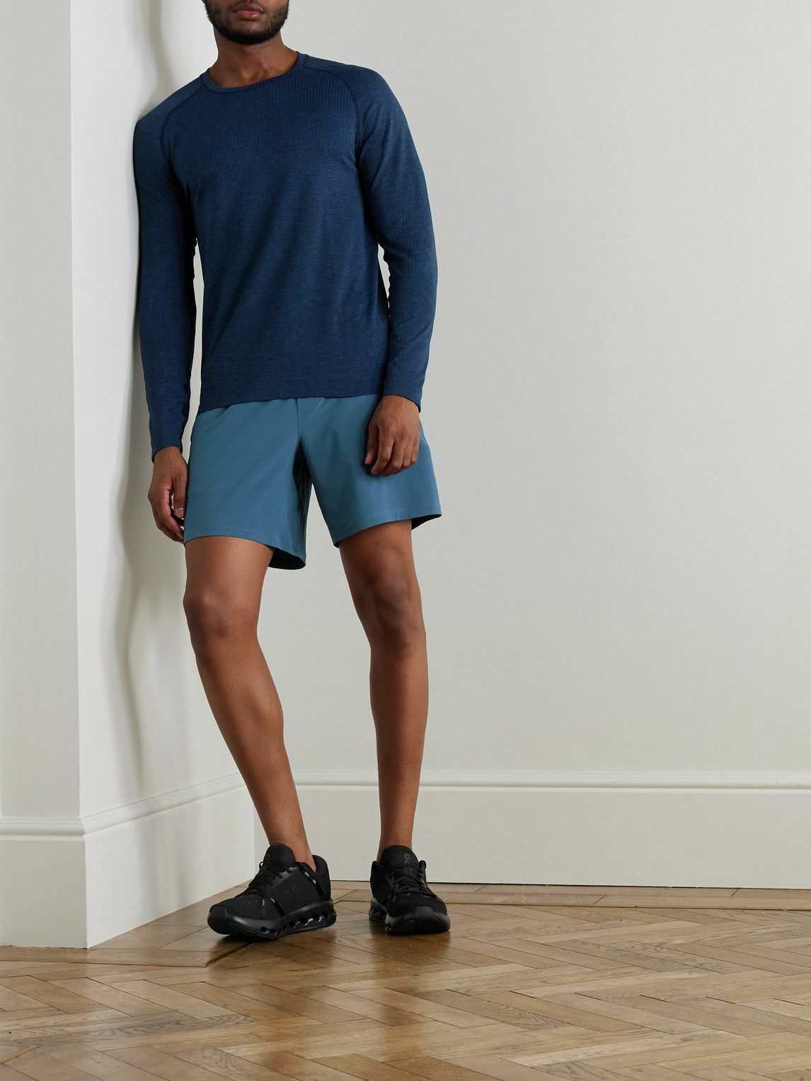 Lululemon - Pace Breaker 7" Straight-Leg Recycled-Swift&trade; Shorts - Blue