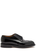 Church's Grafton Perforated Glossed Leather Derby Shoes Black