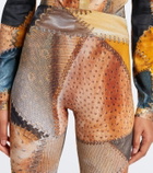 Roberto Cavalli Trompe l’œil flared pants