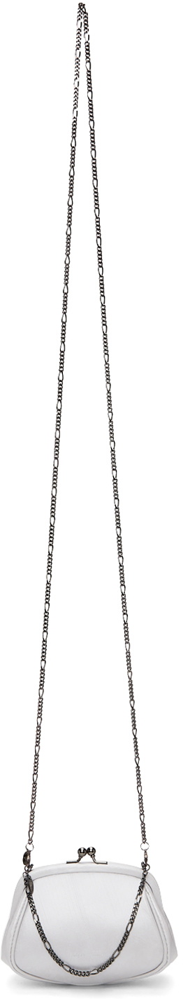 Yohji Yamamoto Distressed 'discord' Kiss-Lock Shoulder Bag Yohji