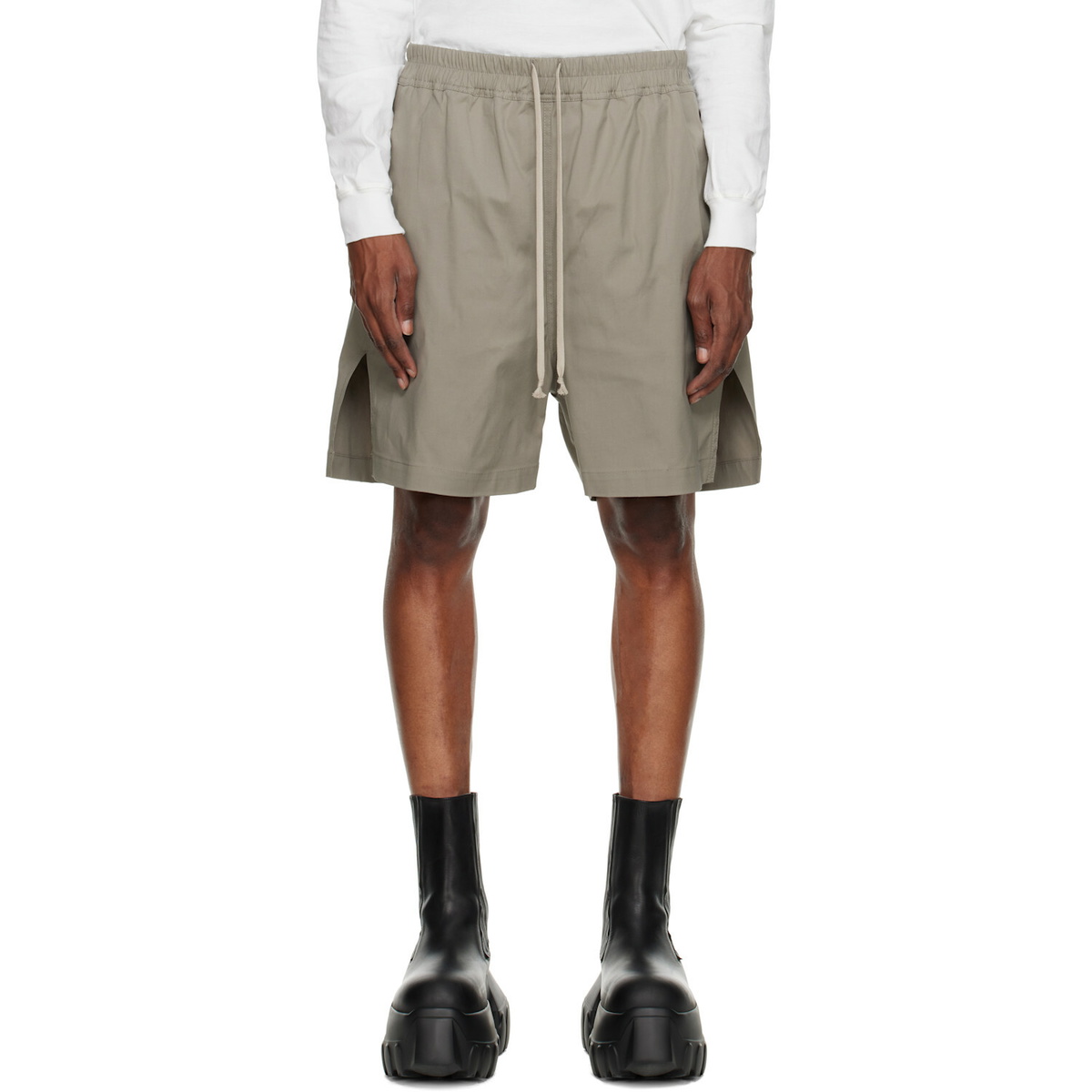 Rick Owens Taupe Tower Boxers Shorts