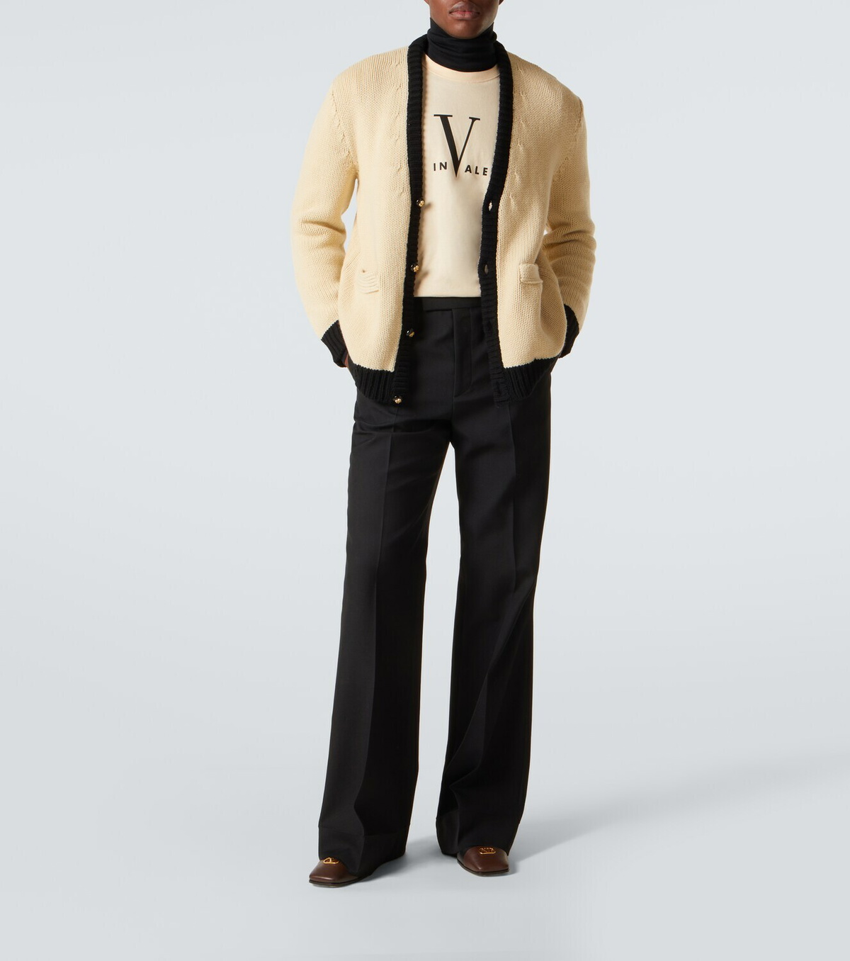 Valentino High-rise flared pants