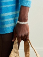 Roxanne Assoulin - Fresh Linens Set of Three Gold-Tone, Wood and Enamel Beaded Bracelets