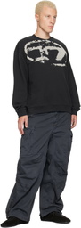 Diesel Gray S-Boxt-N5 Sweatshirt