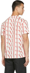 Valentino White & Red 'VLTN' Times T-Shirt
