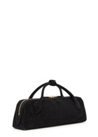 Alaïa Le Teckel Suede Clutch - Black - One Size