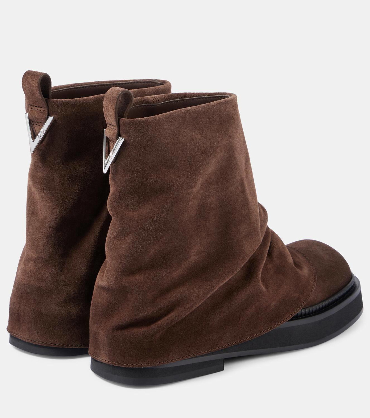 The Attico Mini Robin suede ankle boots The Attico