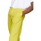 424 Yellow Wool Trousers