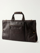 Bennett Winch - Trifold Leather Suit Carrier - Brown