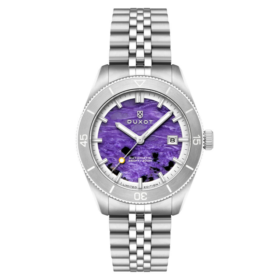 Duxot Pacifico Automatic Purple Dial Mens Watch DX-2076-11