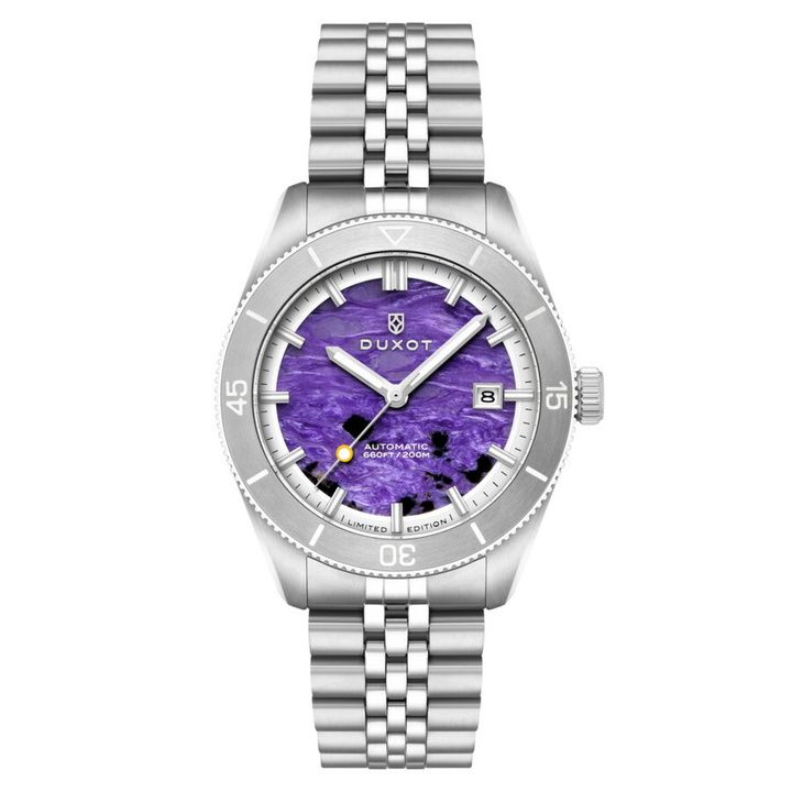 Photo: Duxot Pacifico Automatic Purple Dial Mens Watch DX-2076-11