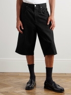 AGOLDE - Fusion Straight-Leg Denim Shorts - Black