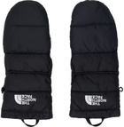 The North Face Black Nuptse Mittens