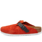Birkenstock Boston in Tomato/Black