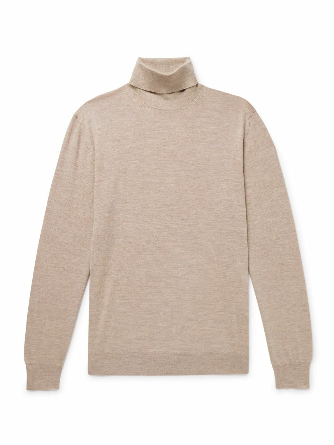 Lardini - Virgin Wool Rollneck Sweater - Neutrals