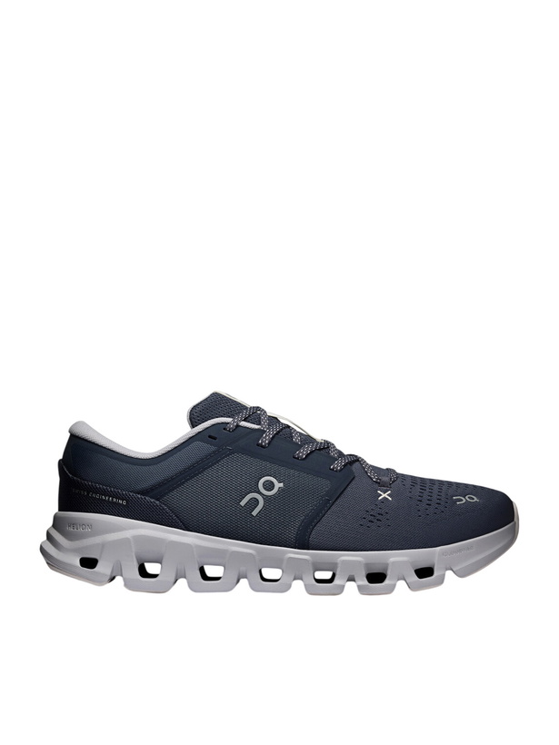 Photo: On - Cloud X 5 Rubber-Trimmed Mesh Slip-On Sneakers - Blue