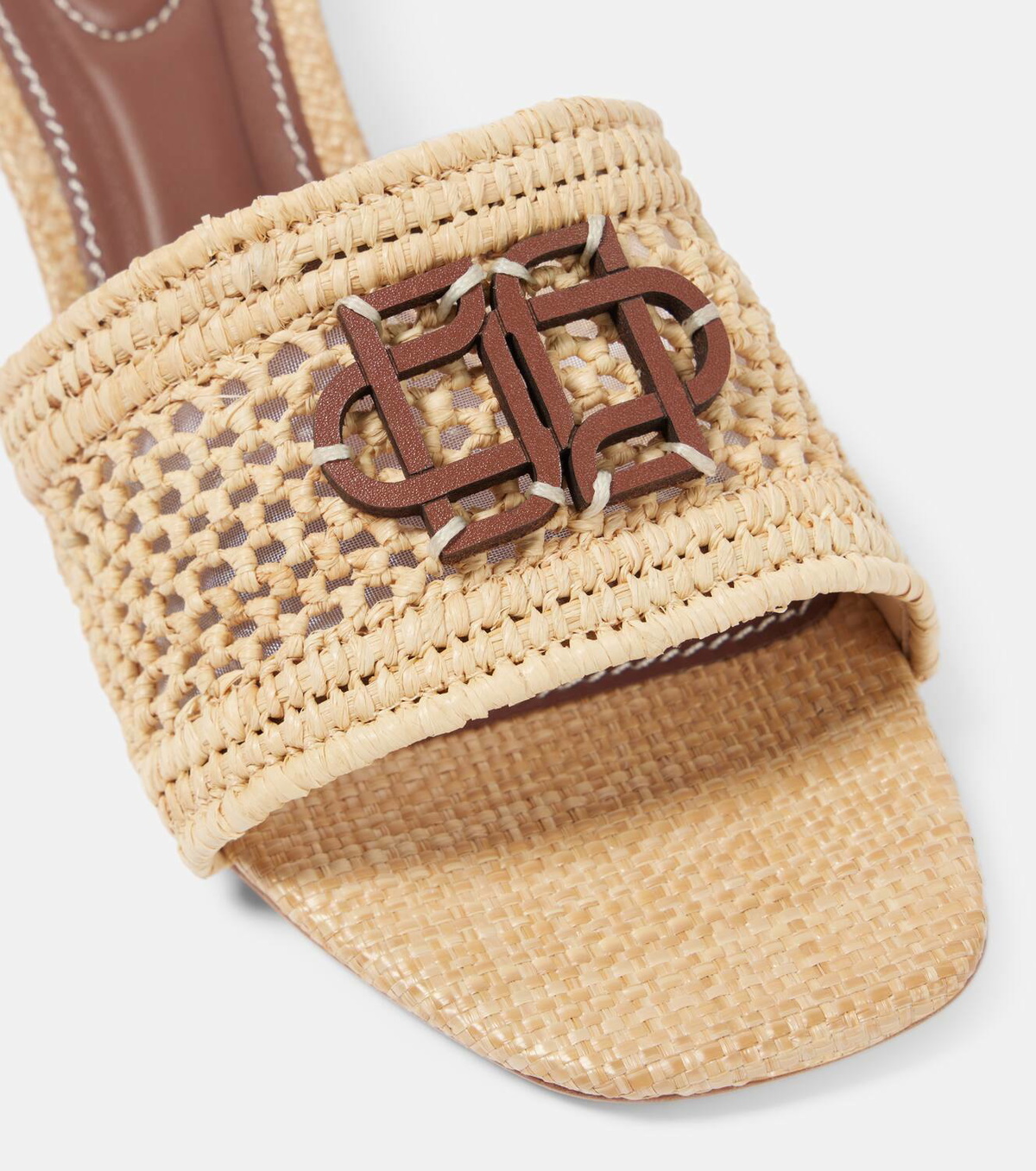 Simkhai Sydney raffia mules
