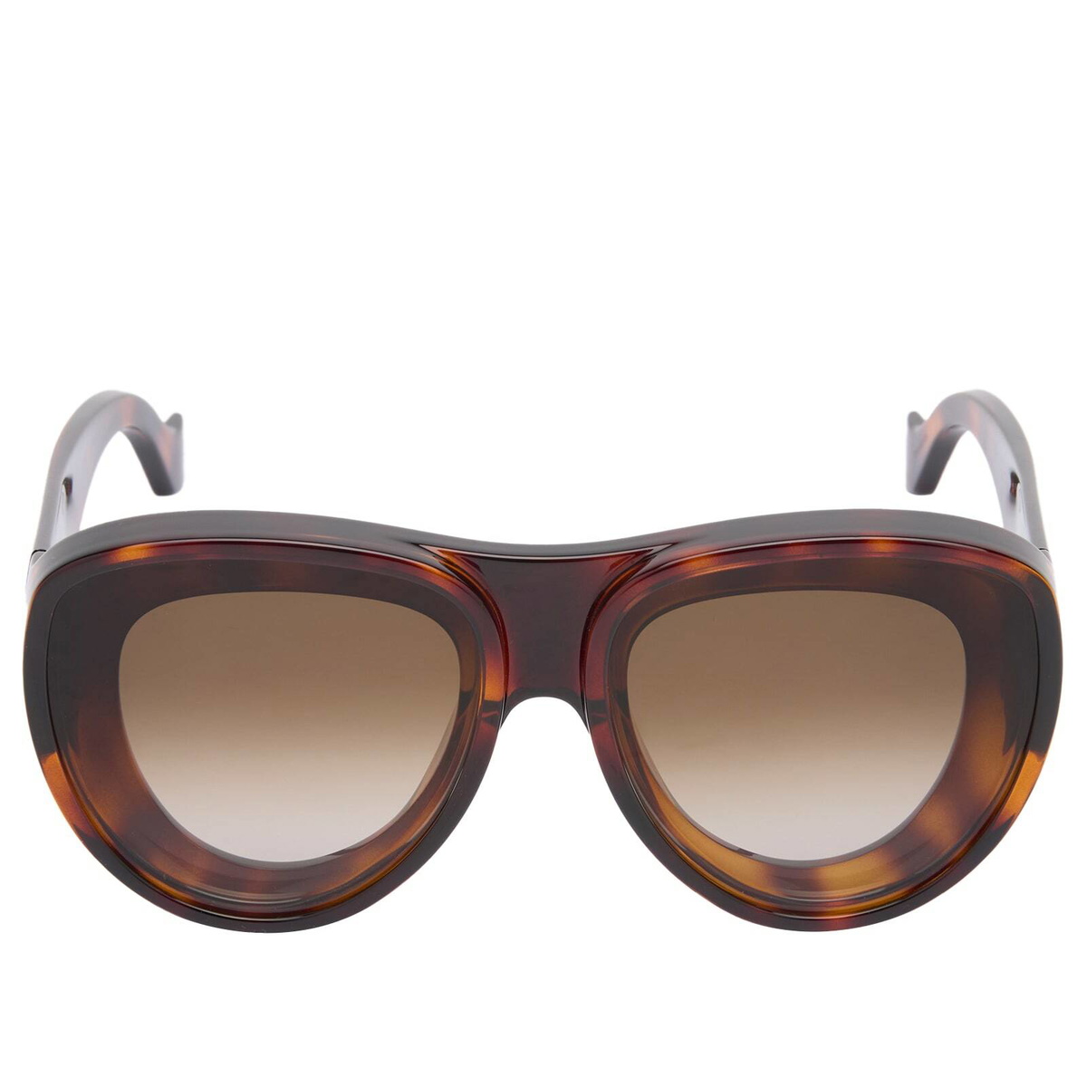 Loewe Eyewear Paula's Ibiza Pilot Sunglasses in Havana/Brown 