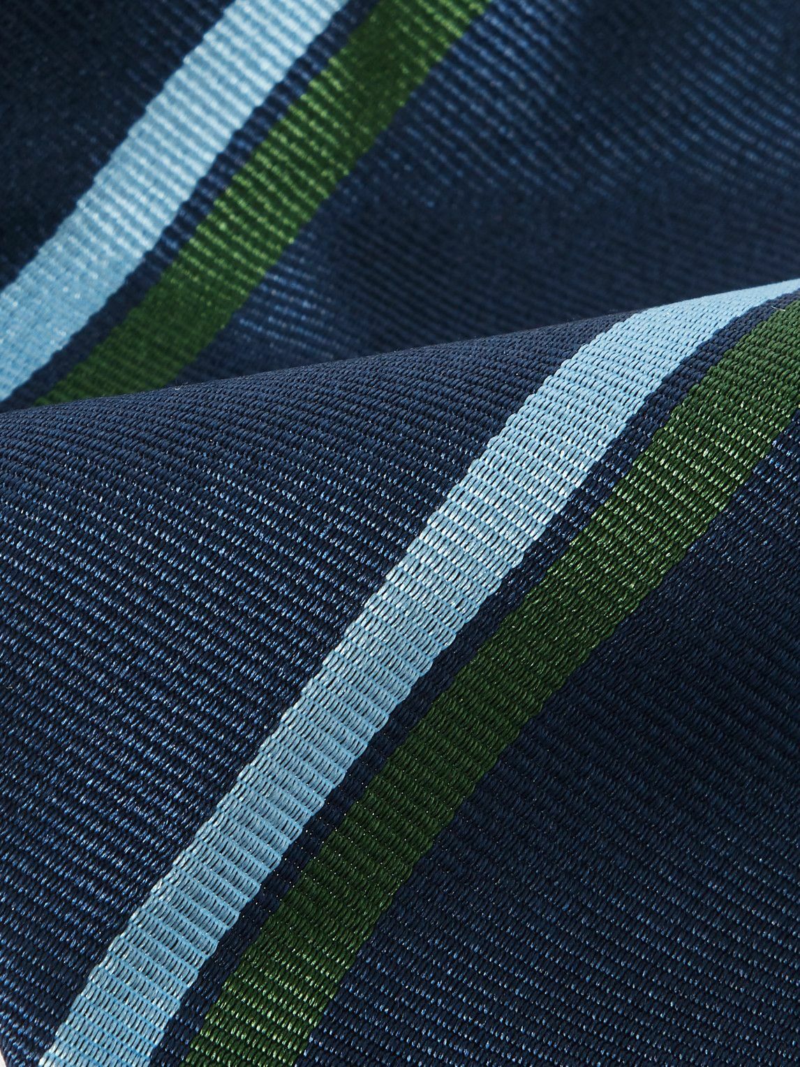 Sid Mashburn - 8cm Striped Silk-Twill Tie