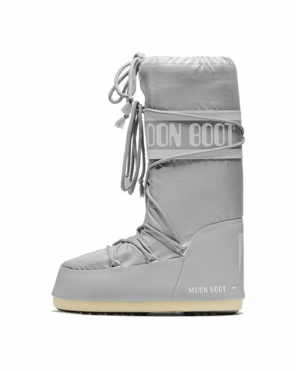 Photo: Moon Boot Icon Nylon Grey - Mens - Boots