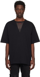 Raf Simons Black Paneled T-Shirt