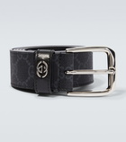 Gucci - GG embellished leather belt