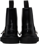 Toga Virilis Black Leather Chelsea Boots
