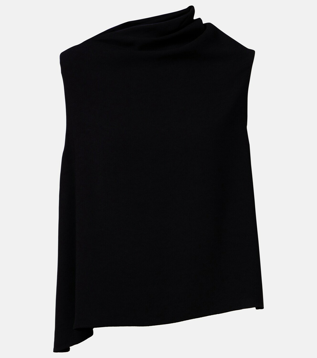Vince Draped asymmetric crêpe top