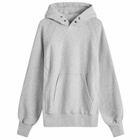 Engineered Garments Men's Raglan Hoodie in Grey