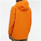 Snow Peak Men's Light Mountain Cloth Parka Jacket in Orange