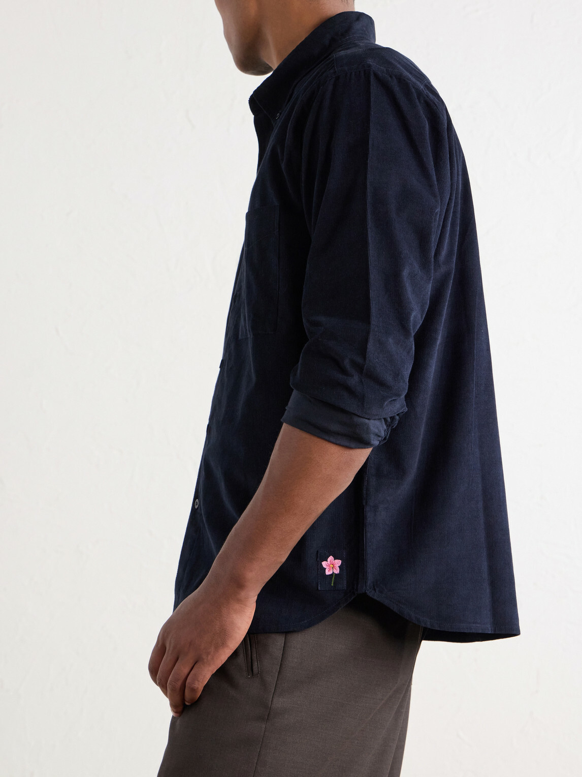 Kardo - Ronald Cotton-Corduroy Shirt - Blue