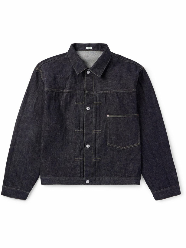 Photo: A.PRESSE - 1st Type Denim Jacket - Blue