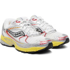 Saucony White & Silver Progrid Ride 1 Sneakers