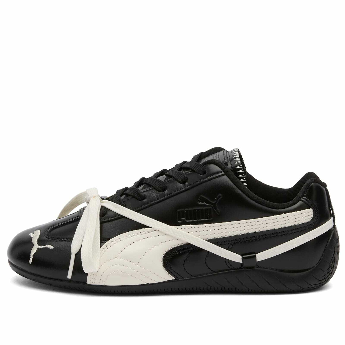 Puma Women's x ROSÉ Speedcat Sneaker in Black &Warm White