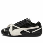 Puma Women's x ROSÉ Speedcat Sneaker in Black &Warm White